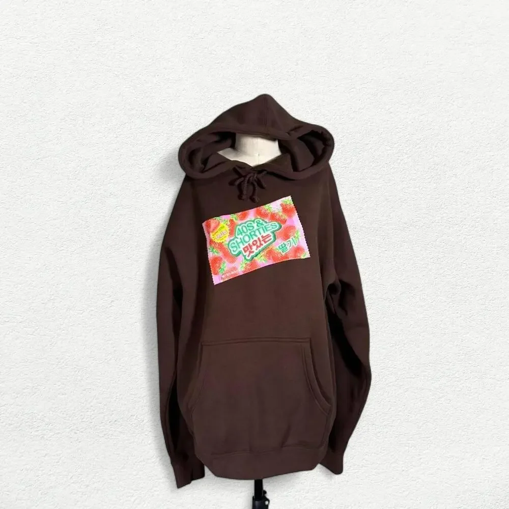 40's & Shorties Gummy Dark Chocolate Fresita Hoodie